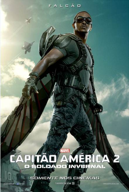 Capitão América pôster Falcão