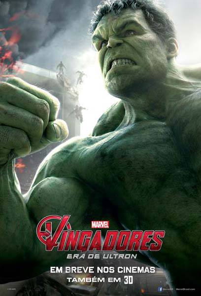 Vingadores Era de Ultron pôster Hulk