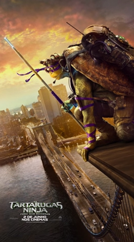 Tartaruga Donatello pôster animado