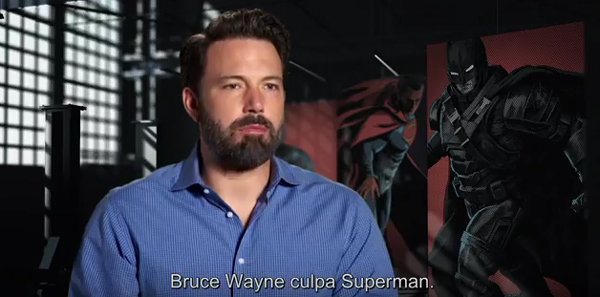 Batman vs Superman novo vídeo Ben Affleck depoimento