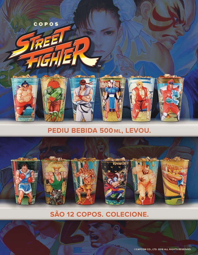 Resultado de imagem para Street Fighter Ã© tema da nova campanha do Habibâs