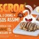 Croasonho dará croissant de chocolate de cortesia  no fim de semana da Páscoa