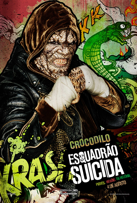 Esquadrao Suicida - Comic Book Character Art_Crocodilo