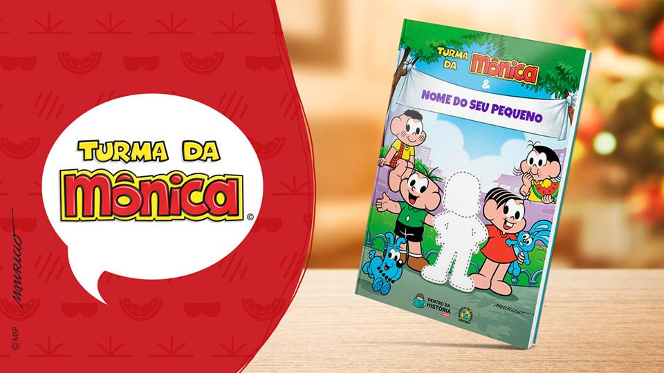 Turma da Mônica  Livro Personalizado Infantil