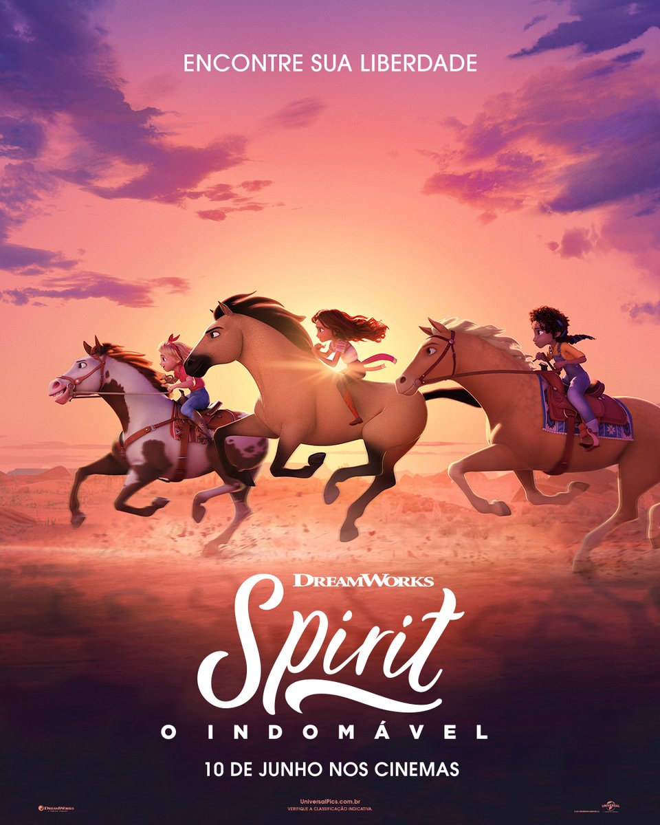 Atoupeira Confira Novo Pôster Nacional De “spirit O Indomável”