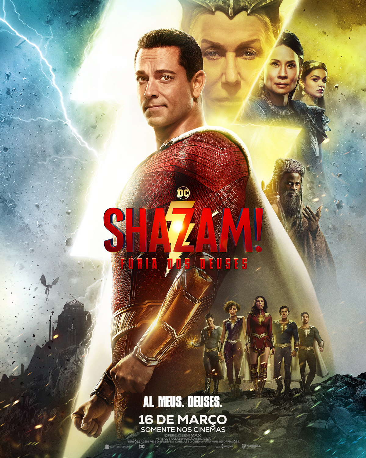 Warner Bros. Pictures divulga novo trailer e pôster de “Shazam! Fúria dos  Deuses” | AToupeira