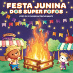 Festa Junina: livro de colorir celebra a cultura popular