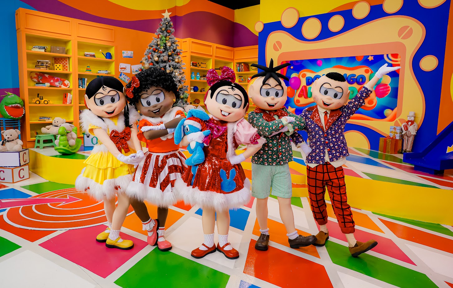 Turma da Mônica estreia interação inédita no especial de Natal do Domingo Animado