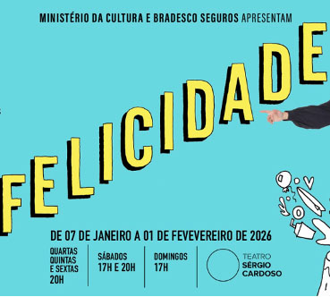 Felicidade vira comédia em espetáculo com direção musical e participação ao vivo de Zeca Baleiro