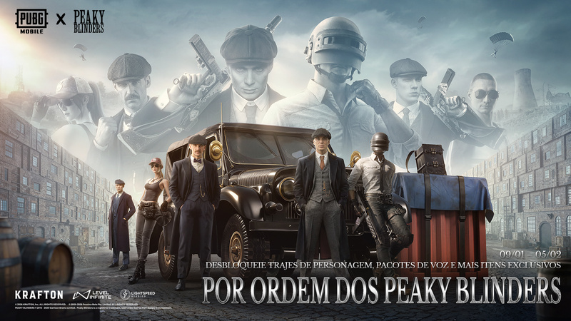 Peaky Blinders chega ao universo de PUBG MOBILE