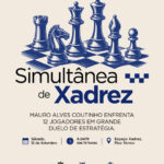 Campeão paulista de xadrez enfrenta 12 adversários simultaneamente em desafio gratuito em Santo André